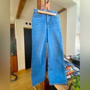 Madewell’s perfect vintage wide leg crop jean size 24. Great condition.